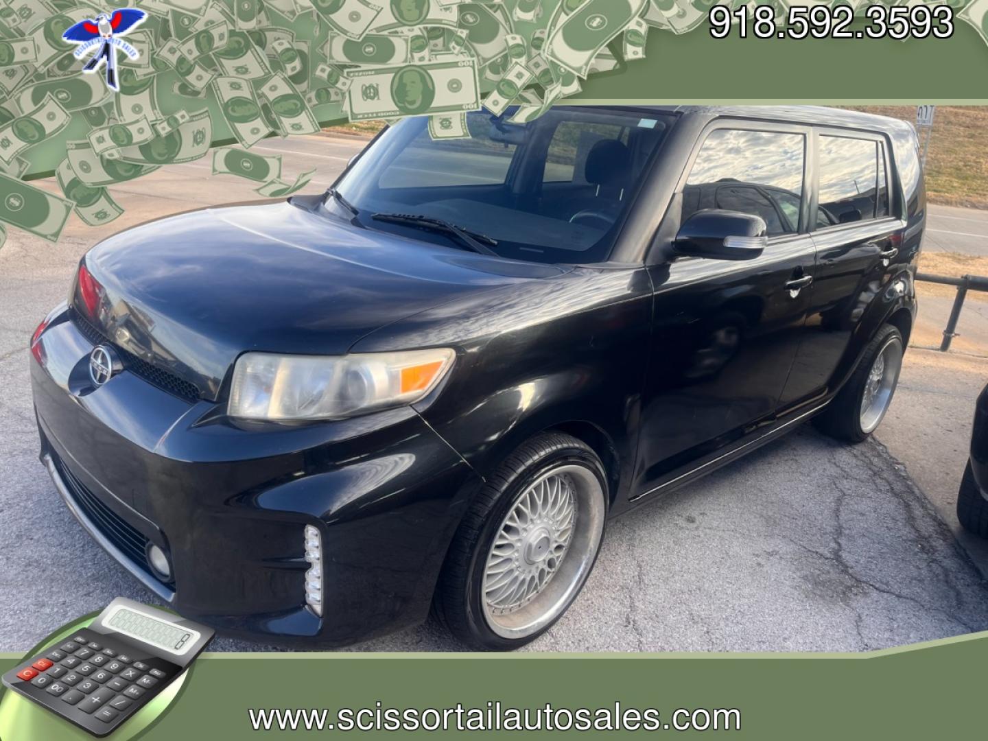 2015 BLACK SCION XB BASE 5-Door Wagon 5-Spd MT (JTLZE4FEXFJ) with an 2.4L L4 DOHC 16V engine, 5-Speed Manual transmission, located at 8101 E. Skelly Dr., Tulsa, OK, 74129, (918) 592-3593, 36.121891, -95.888802 - Photo#0